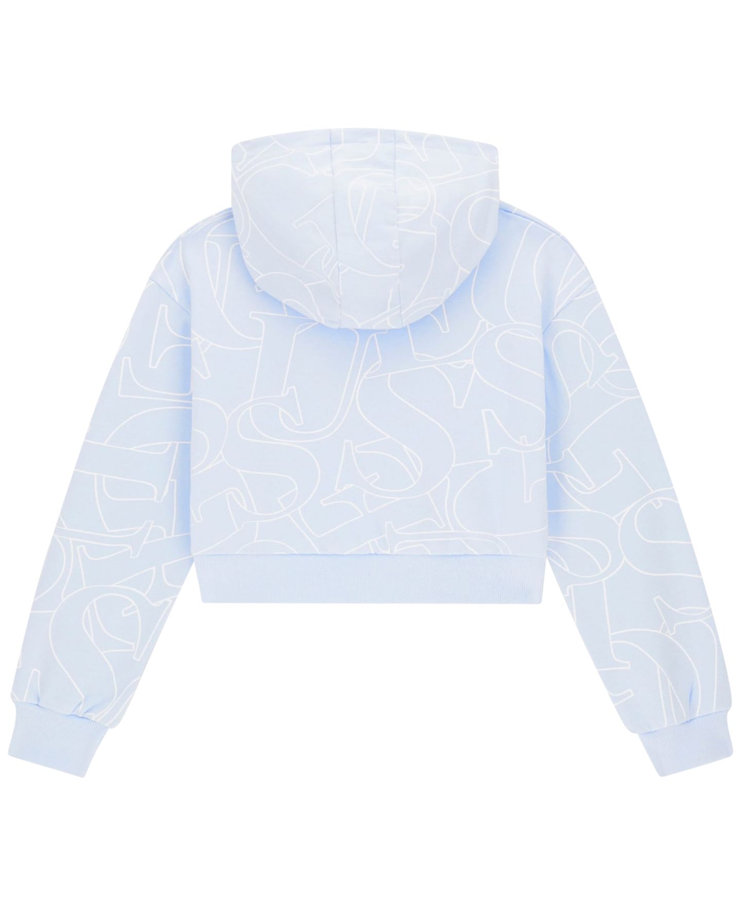 Худи GUESS Embroidered Logo Print для девочек, цвет: Синий — фото 2