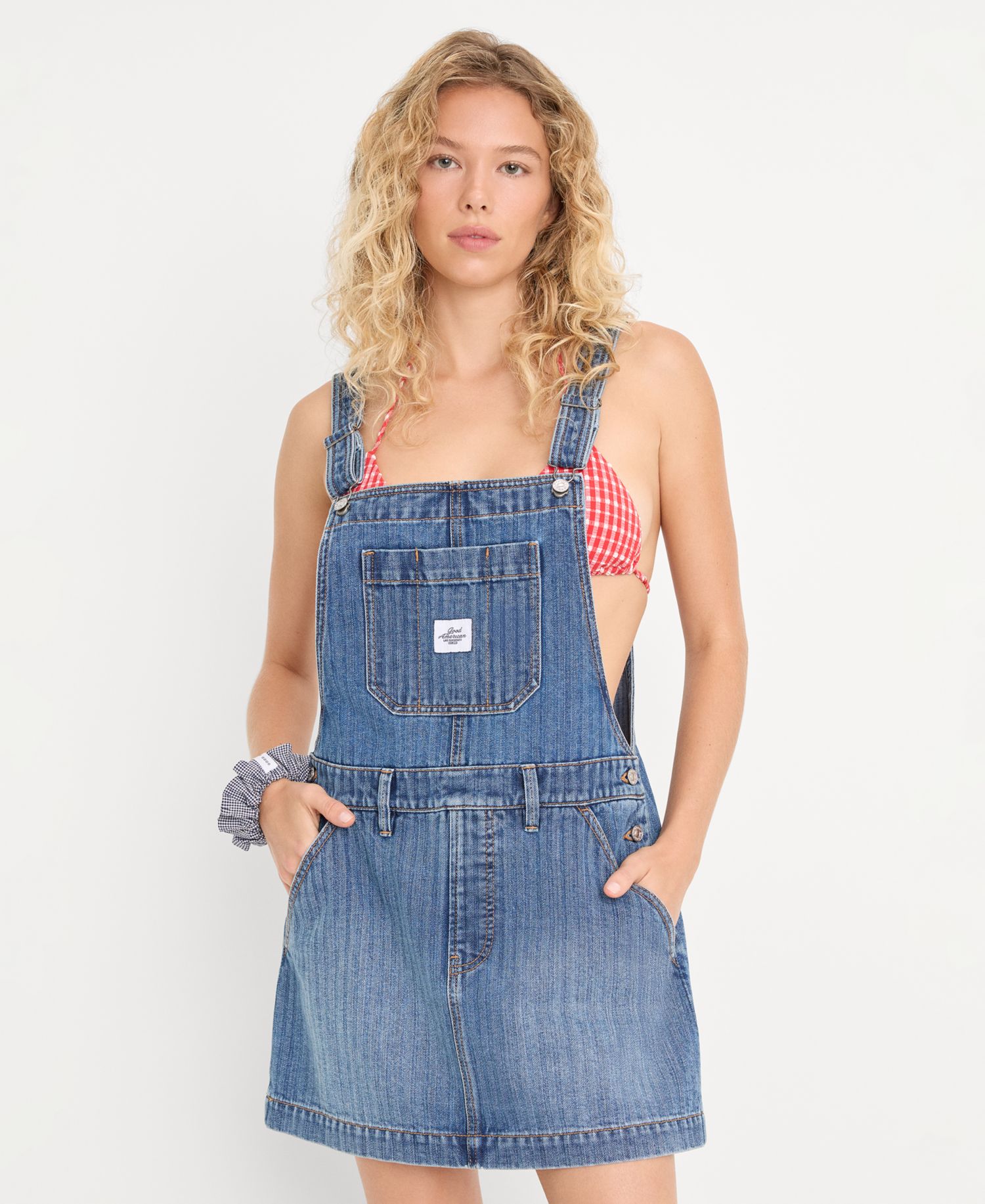 Women's Cotton Dungaree Dress