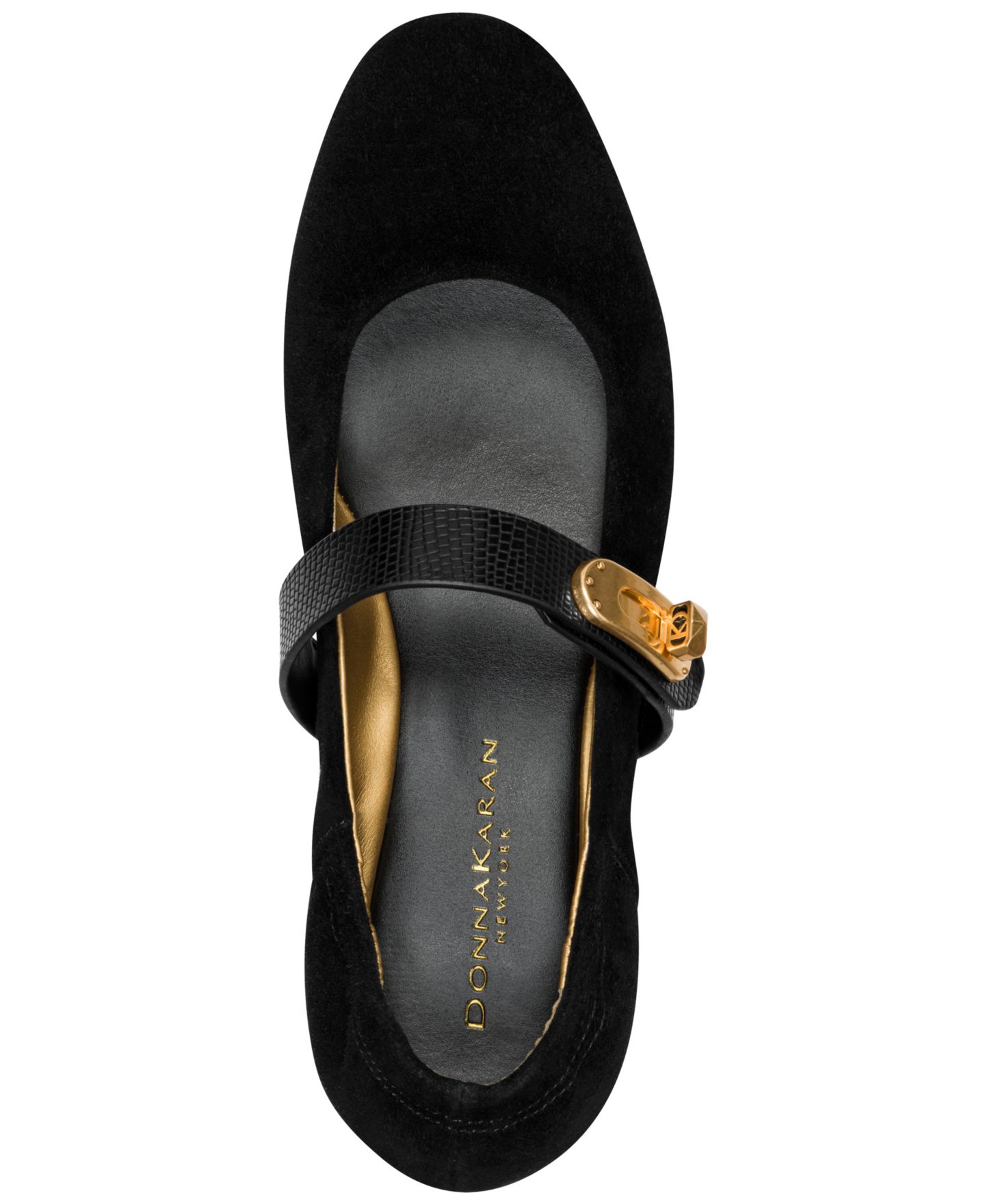 Женские туфли Мэри Джейн Donna Karan New York Anselm, цвет: Чёрный / Кожаный — фото 4