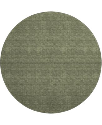 Soft Essentials Machine Washable SE6 8'x8' Round Area Rug