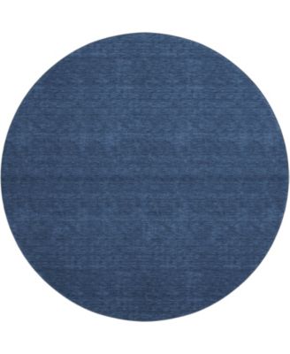 Soft Essentials Machine Washable SE6 8'x8' Round Area Rug