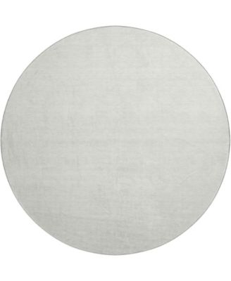 Soft Essentials Machine Washable SE6 8'x8' Round Area Rug