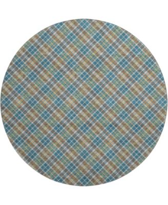 Soft Essentials Machine Washable SE3 8'x8' Round Area Rug