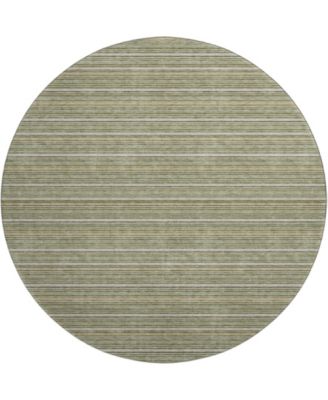 Soft Essentials Machine Washable SE2 8'x8' Round Area Rug