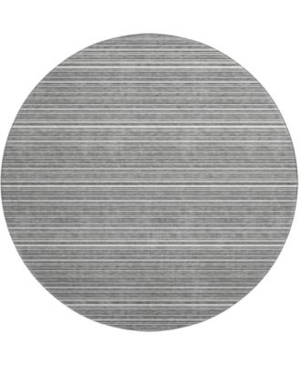 Soft Essentials Machine Washable SE2 8'x8' Round Area Rug