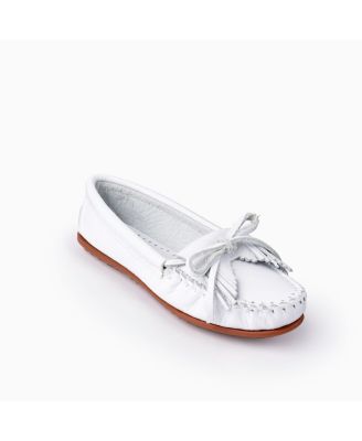Women's Kilty Leather Moccasins