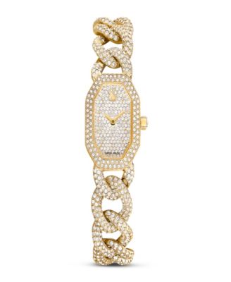 Swarovski Dextera Chain Swiss Crystal Bracelet Watch 44 x 20mm