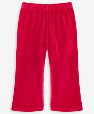 Baby Girls' 3M-24M Mix & Match Velour Flare-Leg Pants