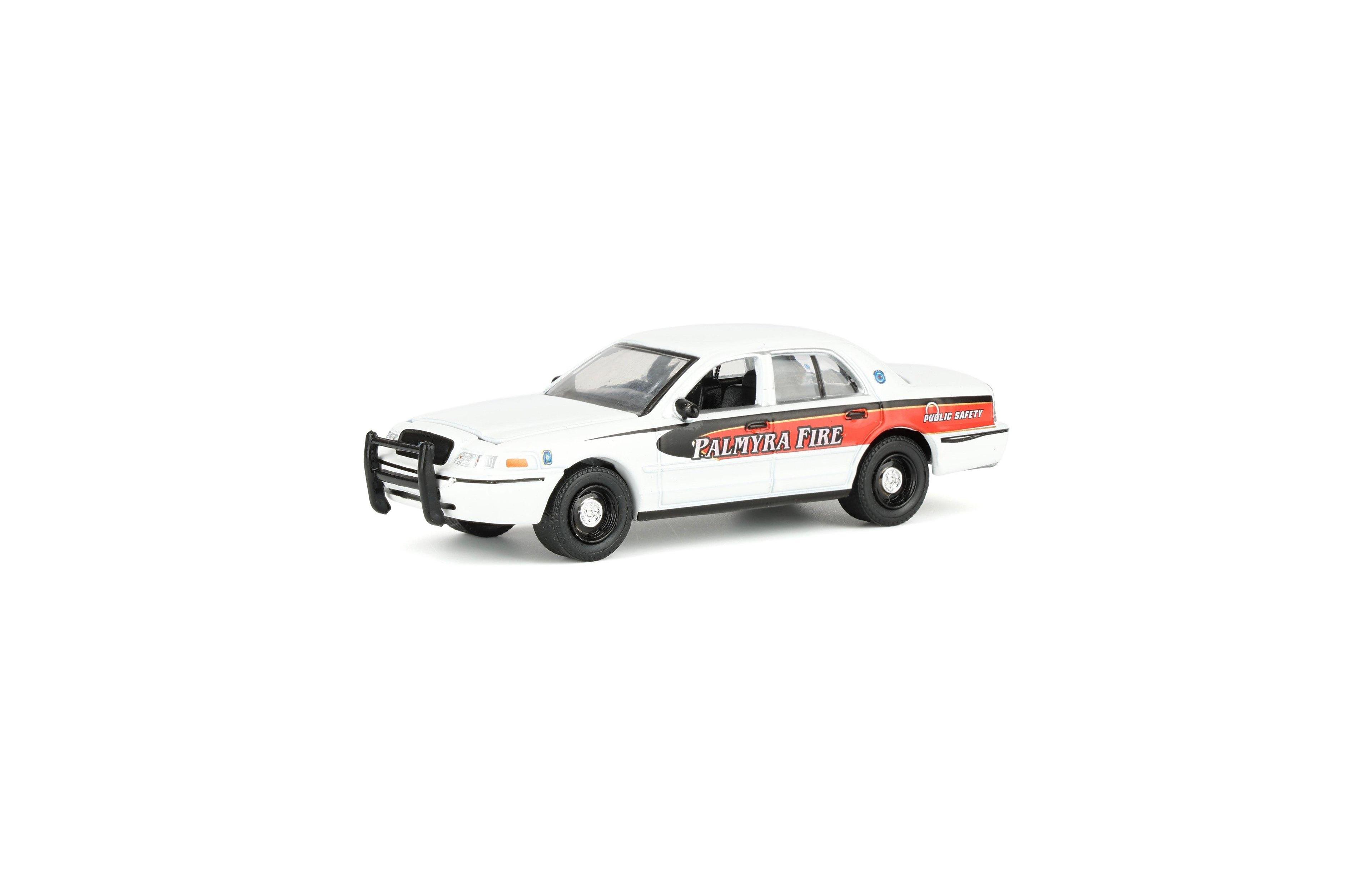 Greenlight 1/64 2011 Ford Crown Victoria, Palmyra, Pennsylvania Fire Department, Fire and Rescue Series 5
