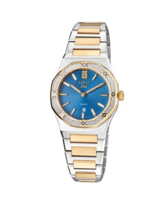 Women's Palmanova Swiss Quartz Diamond IP Stainless Steel Bracelet Watch