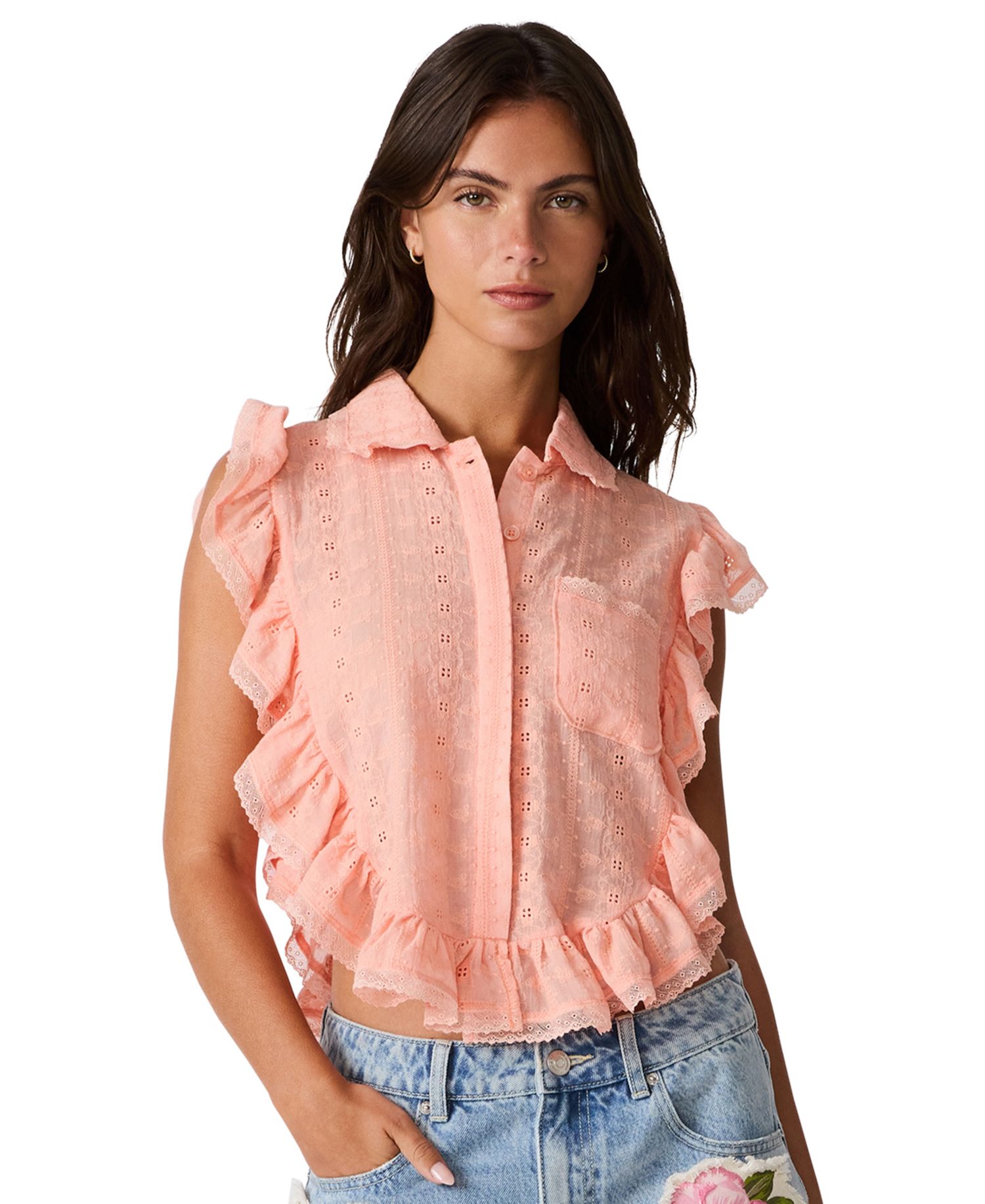 Women's Adeline Collared Neck Top