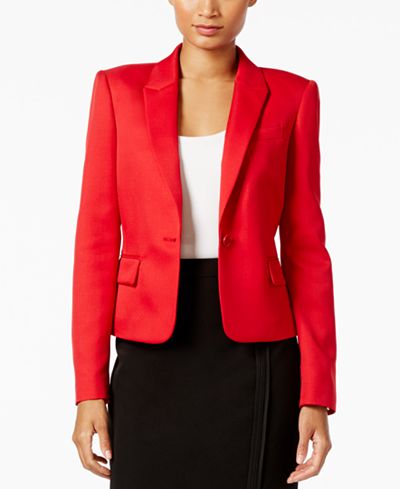 Tommy Hilfiger Twill One-Button Jacket
