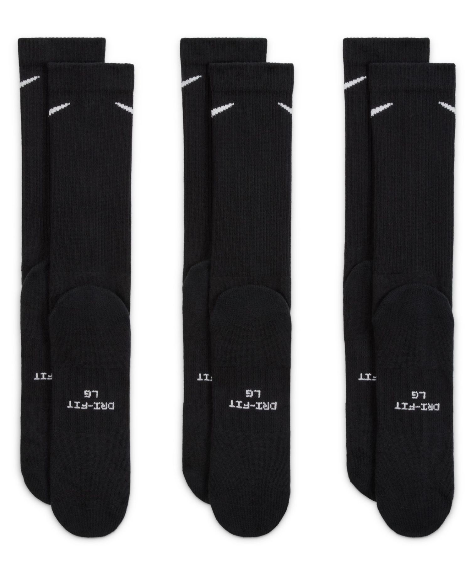 Unisex Everyday Elevated Crew Socks, 3-Pack