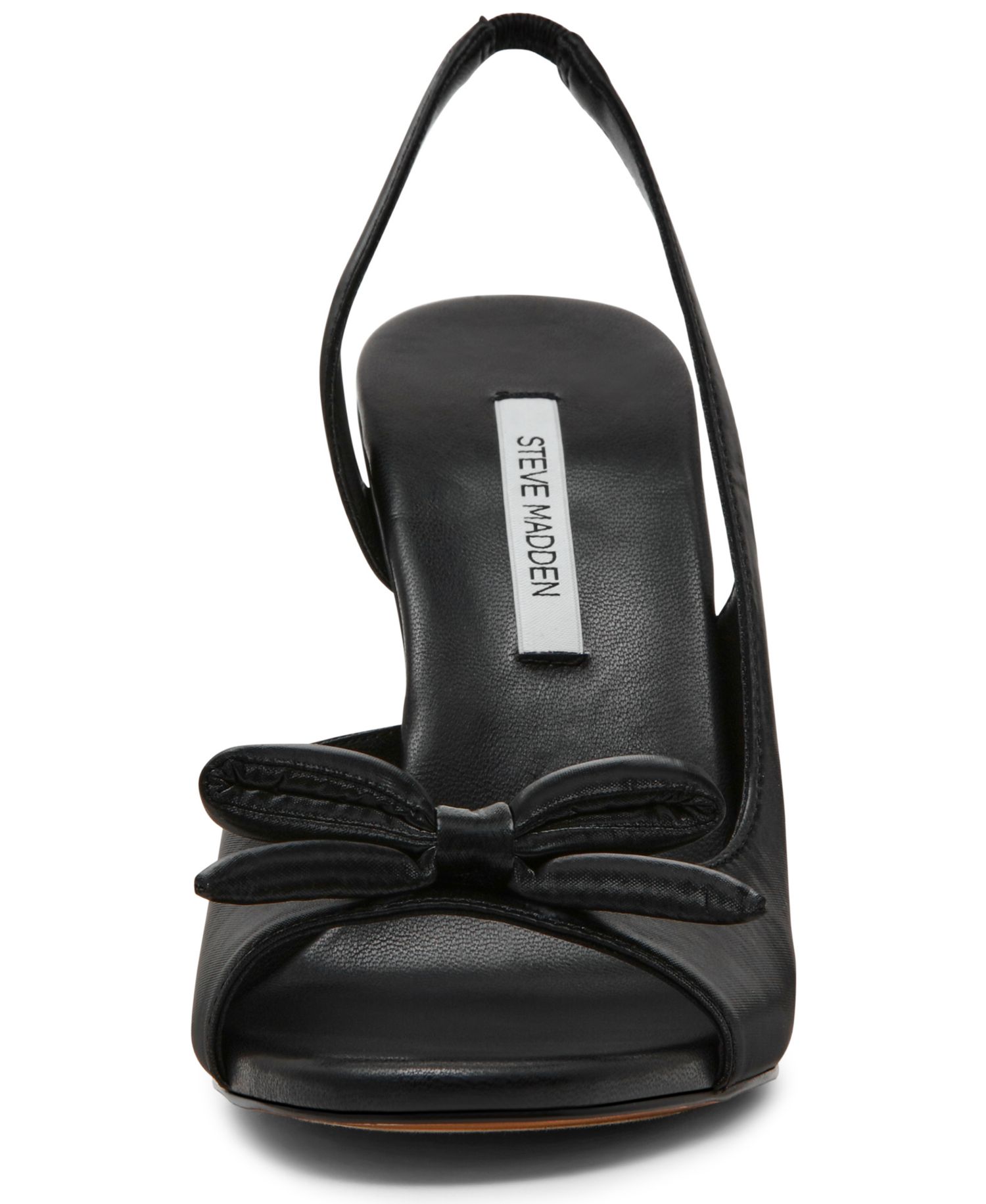 Women's Flounce Slingback Peep-Toe Bow Pumps
