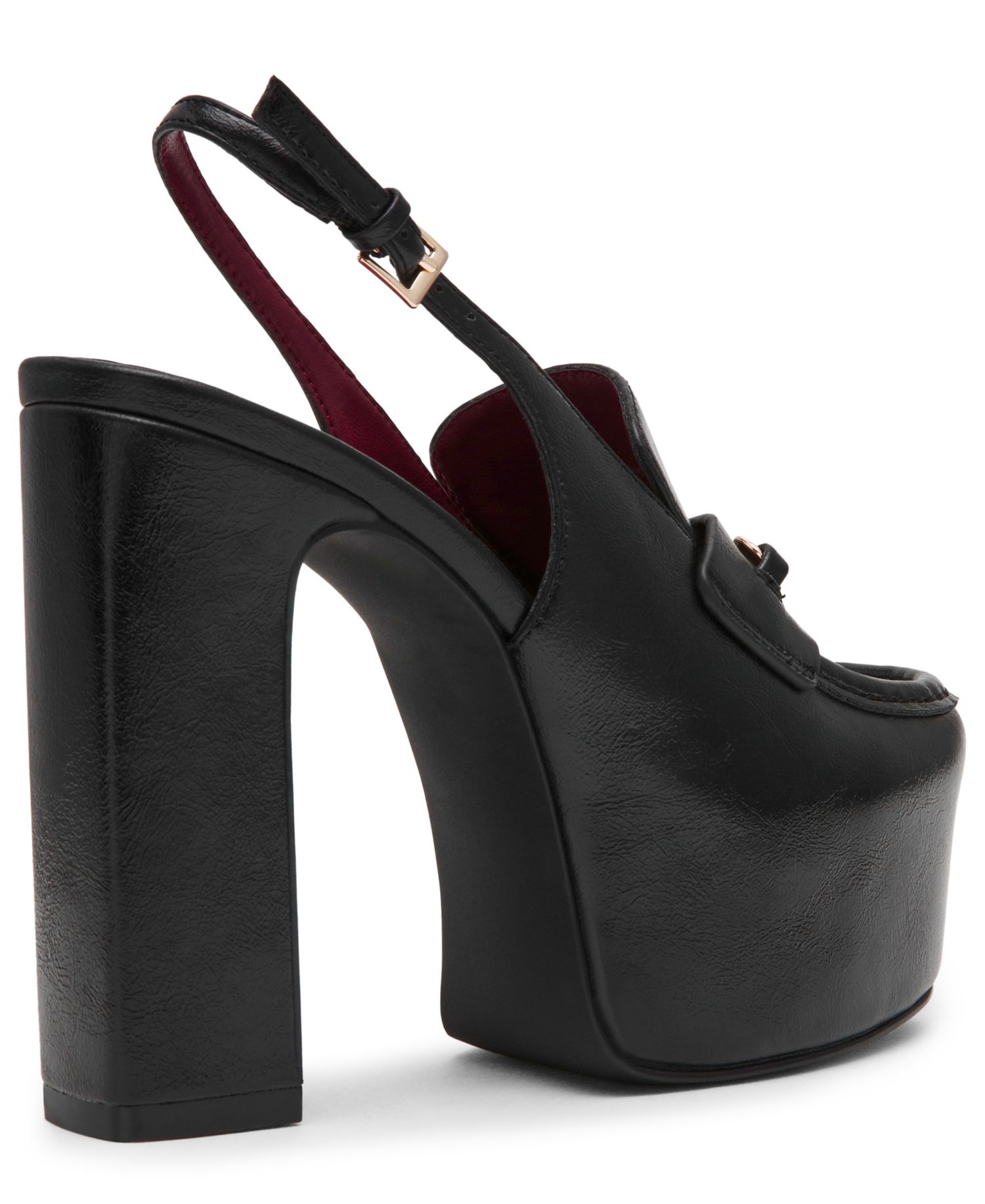 Women's Quinn High Platform Slingback Loafer Pumps