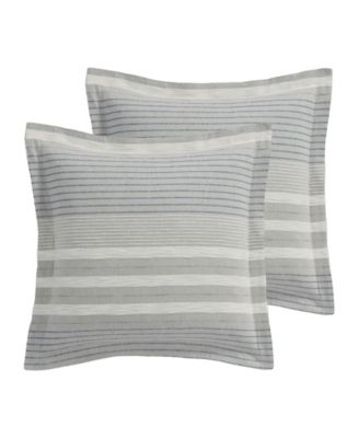 Hawthorn Stripes Cotton 2-Piece Sham Set, European