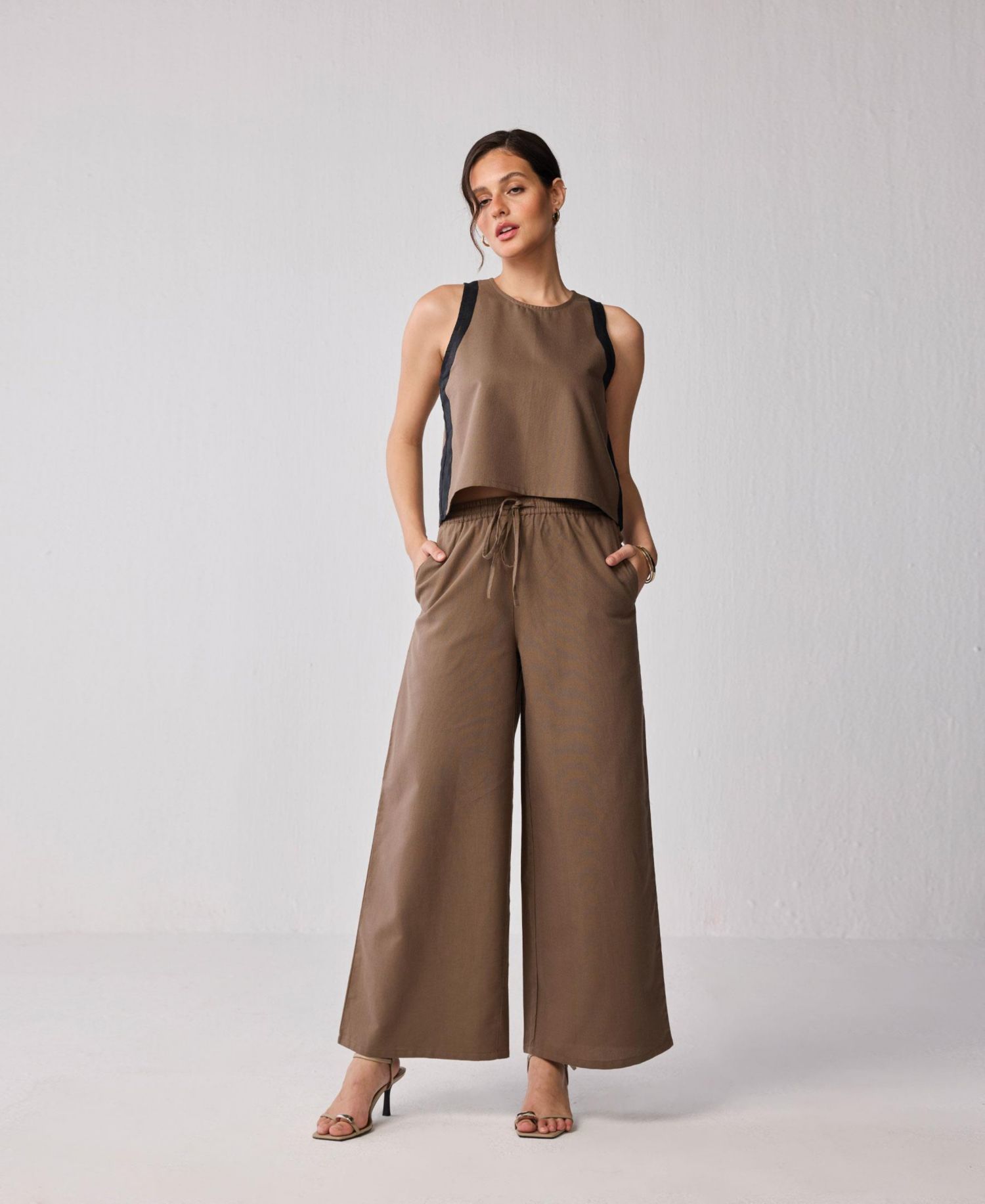Women's Wide-leg Drawstring Pants