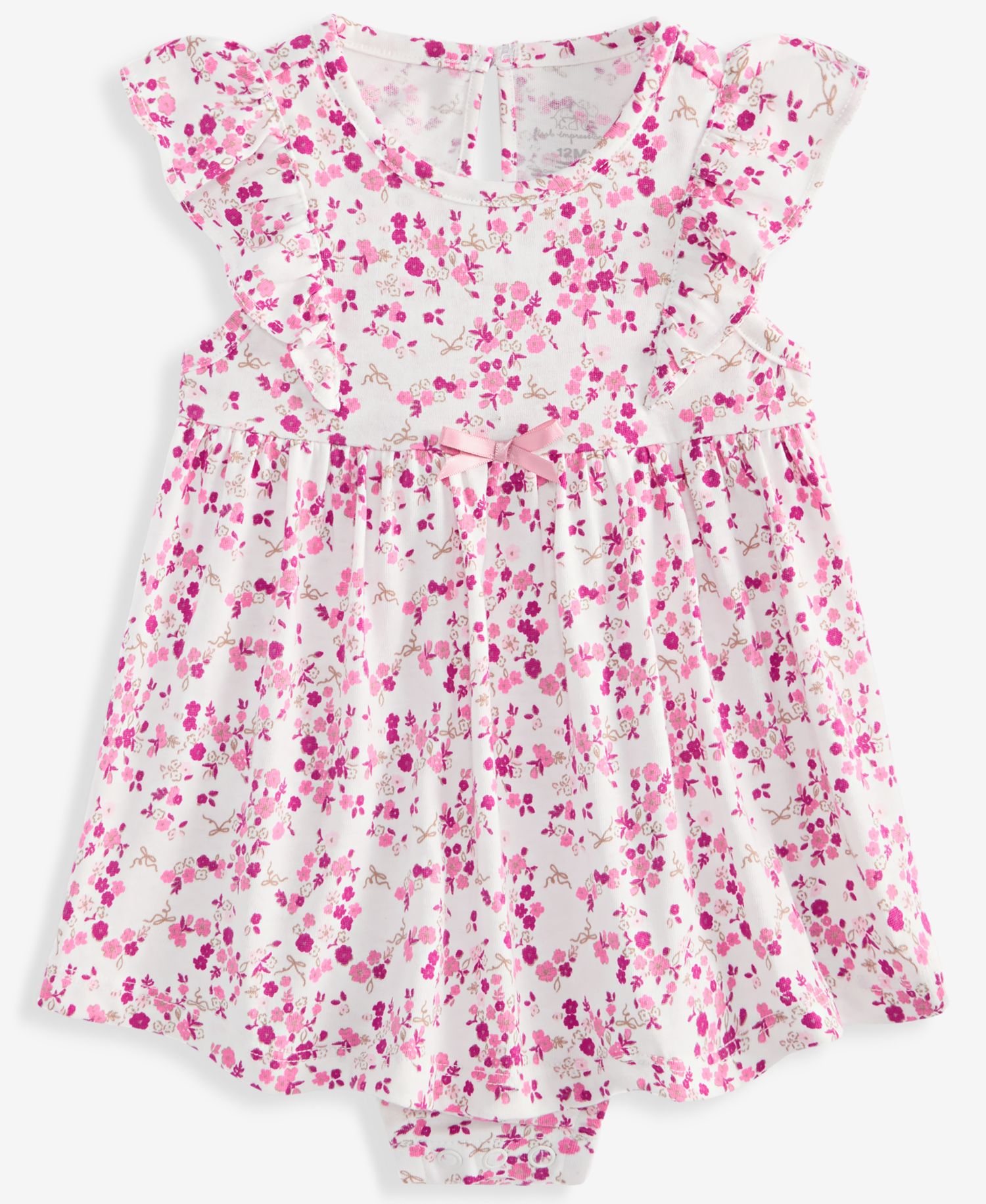 Baby Girls' 0M-24M Floral-Print Skirted Sunsuit