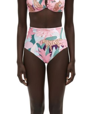 Women's Jungle Rose Reversible Bikini Bottom