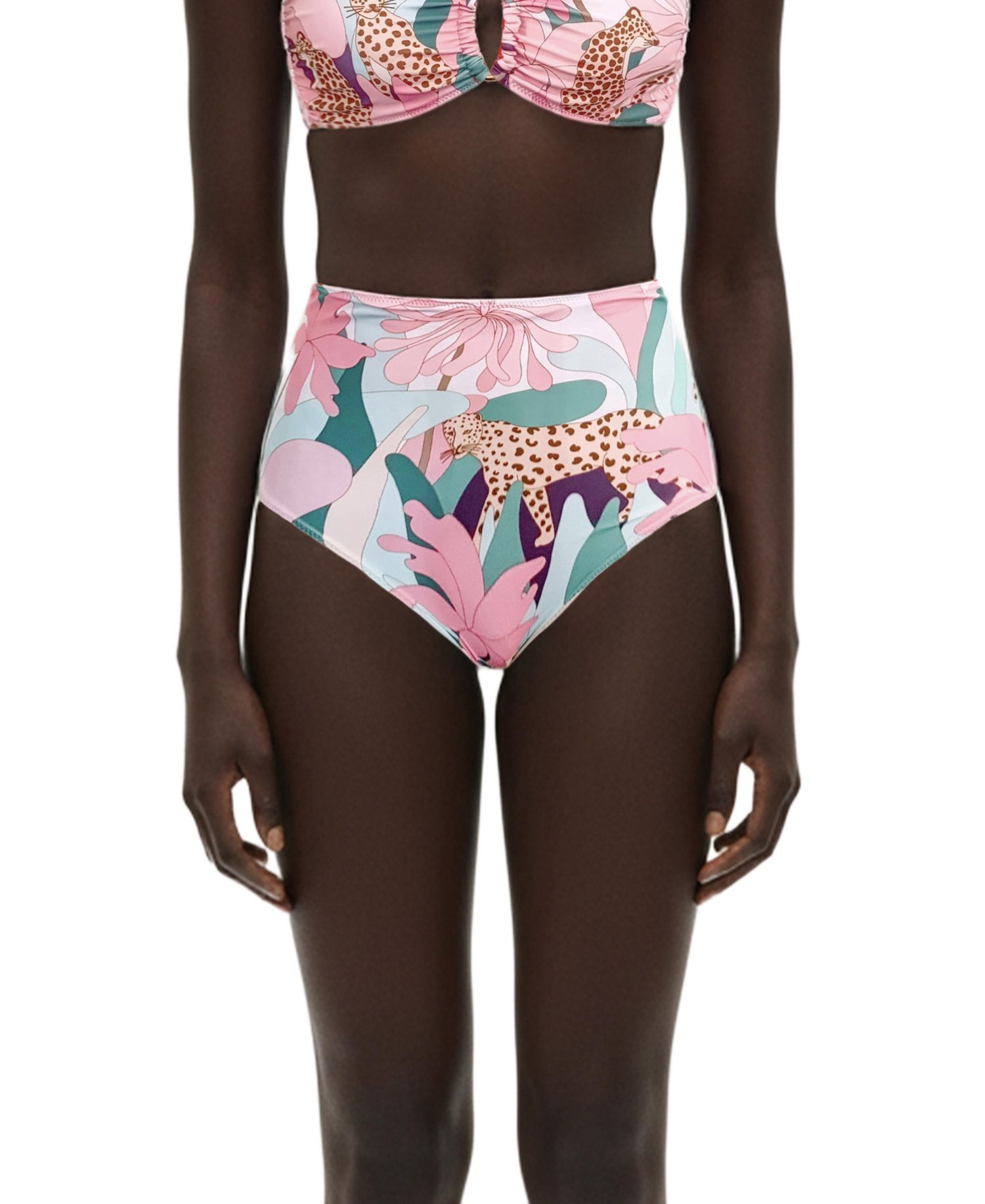 Women's Jungle Rose Reversible Bikini Bottom