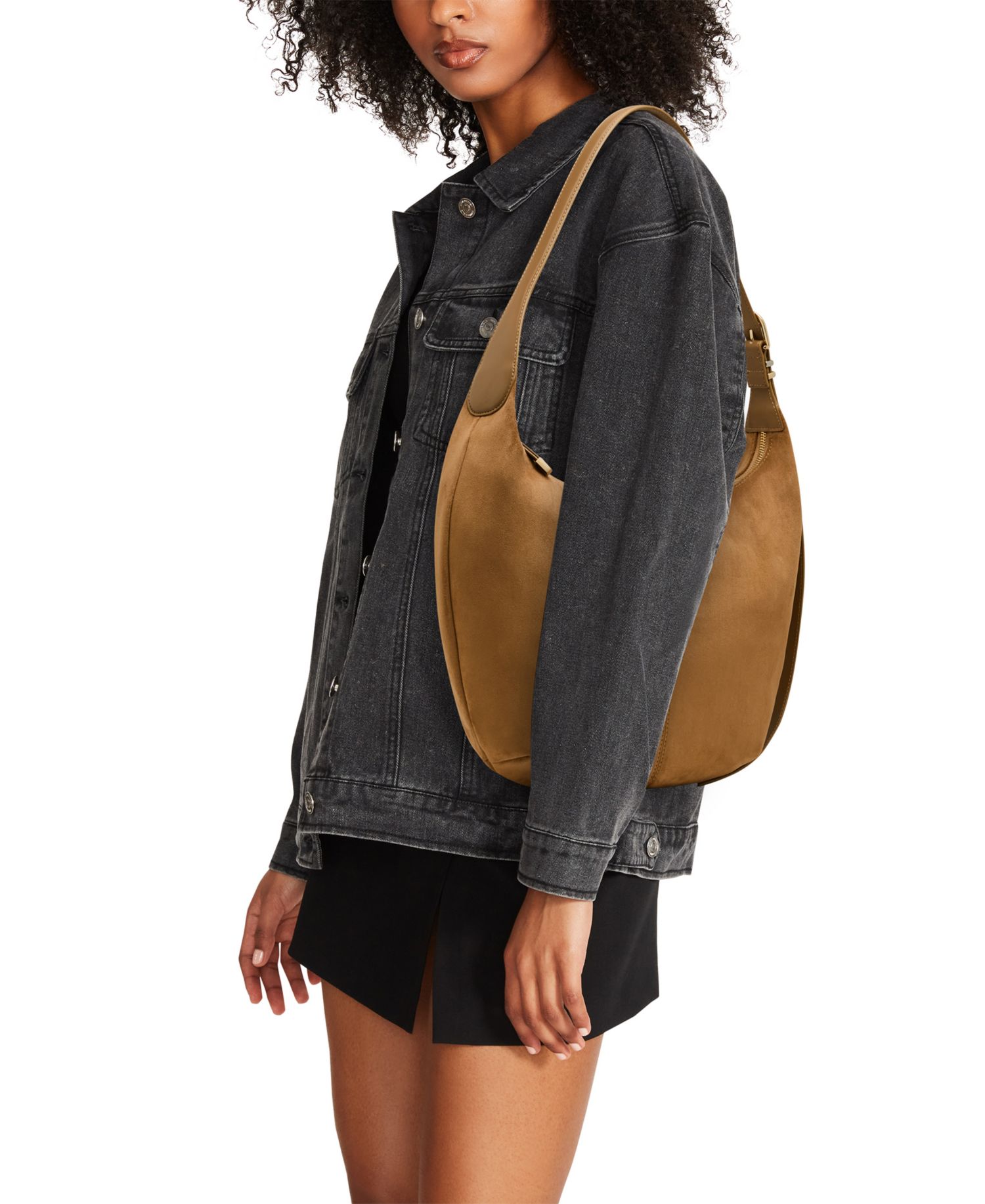 Olga Drapey Small Hobo Handbag