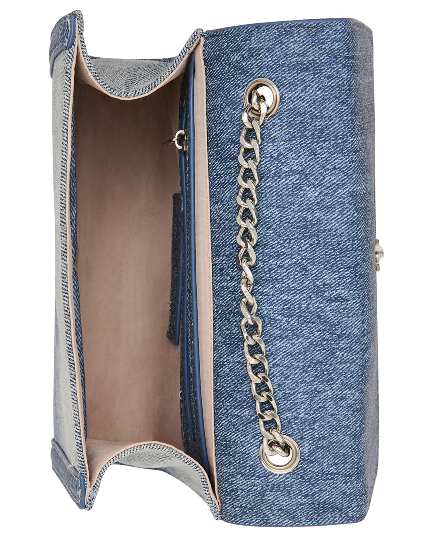 Женская сумка Steve Madden Larisad Denim Mini Crossbody, цвет: Джинсовый — фото 4