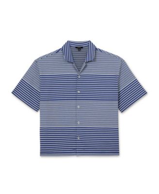 Men's Solstice Stripe Placement Cuban Shirt