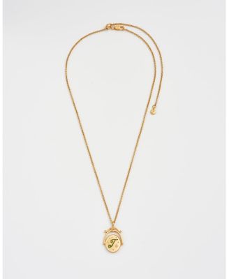 J Initial Jasmine Spinner Chain Necklace