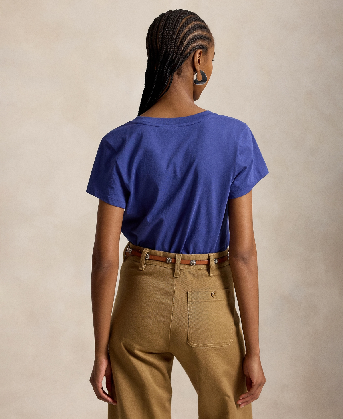 Polo Ralph Lauren Women's V-Neck Short-Sleeve T-Shirt