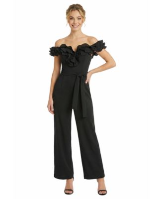 Women’s Off-The-Shoulder Stretch Jumpsuit