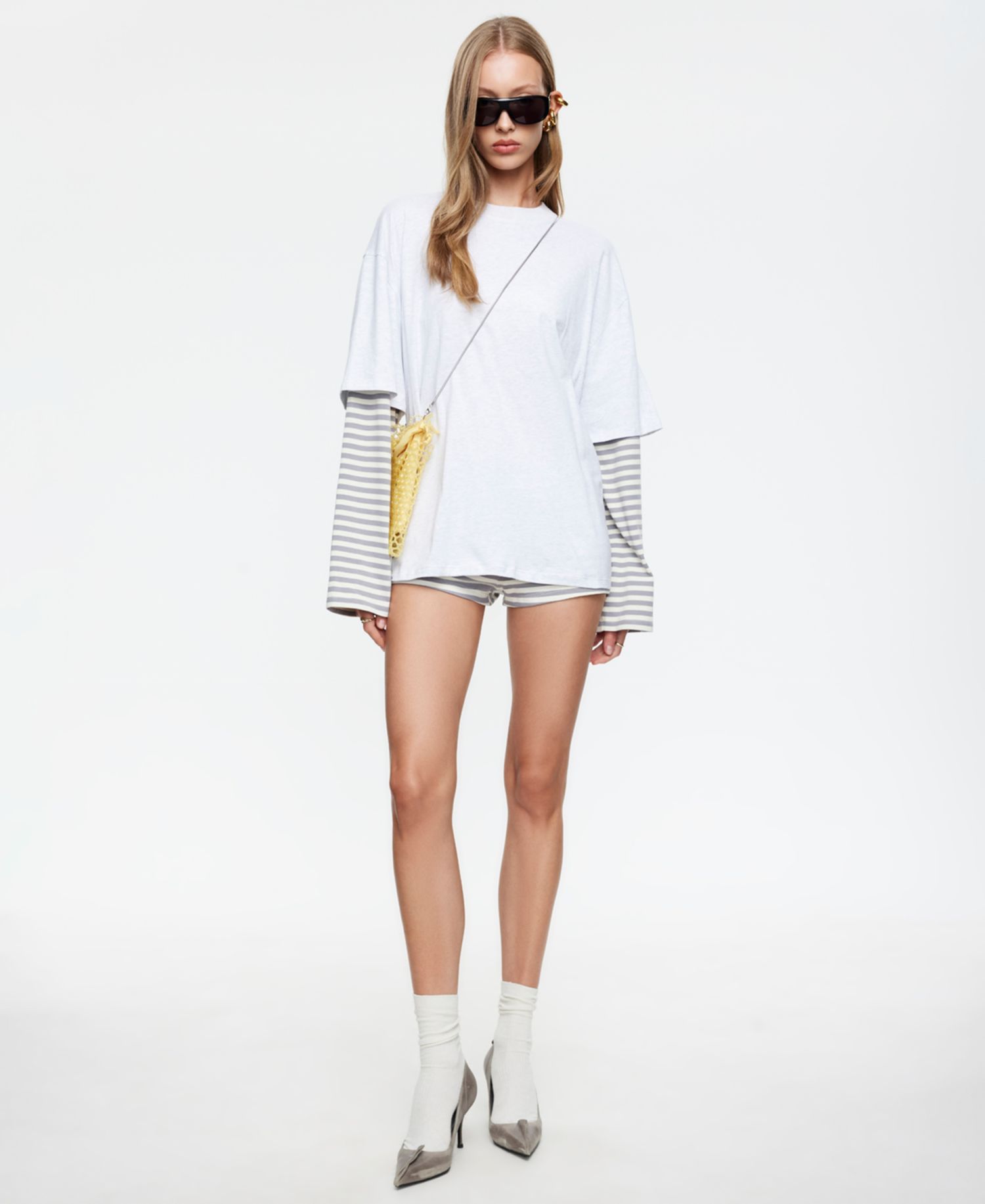 Women's Bottega Long-Sleeve Crewneck Shirt