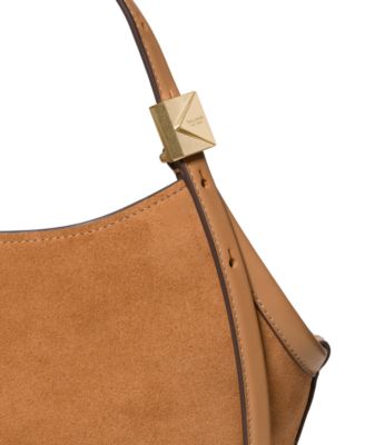 Deco Tulip Medium Suede Tote Handbag thumbnail 5