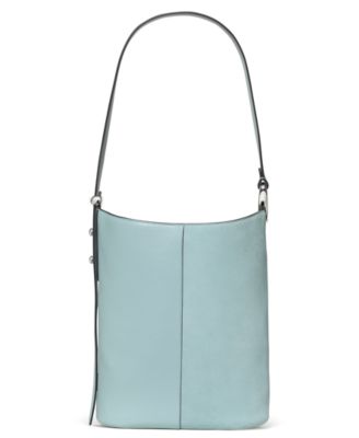 Halo Suede Medium Bucket Handbag