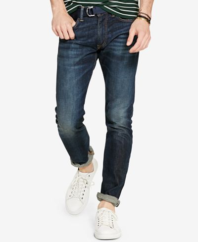 Polo Ralph Lauren Men's Varick Slim-Straight Stretch Jeans - Jeans ...