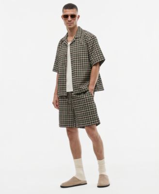Men's Camp Collar Short-Sleeve Relaxed-Fit Shirt