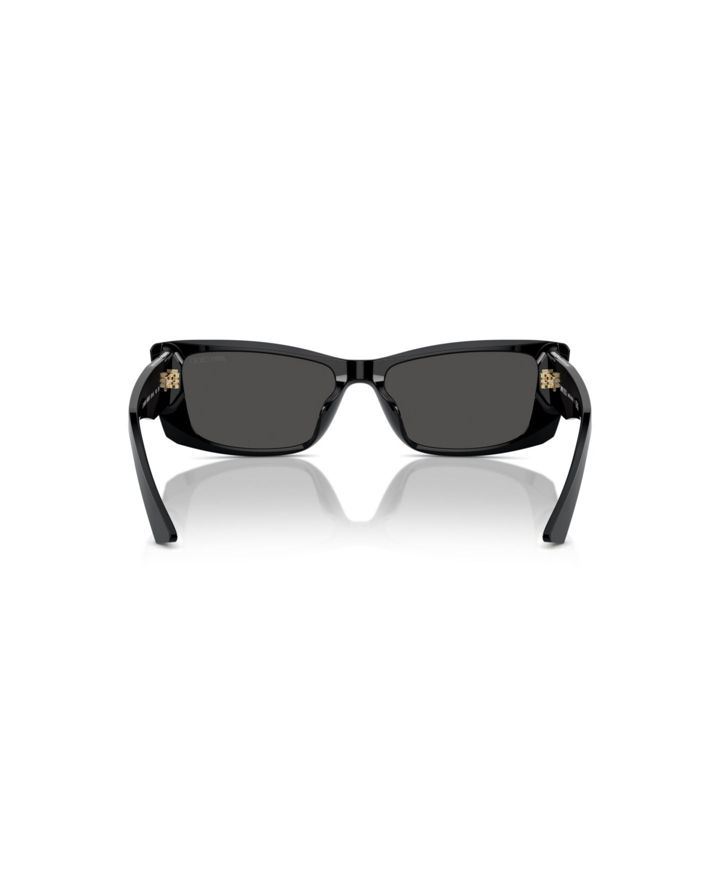 Женские солнцезащитные очки Jimmy Choo Rectangle Sunglasses, JC5002BU, цвет: Чёрный — фото 4