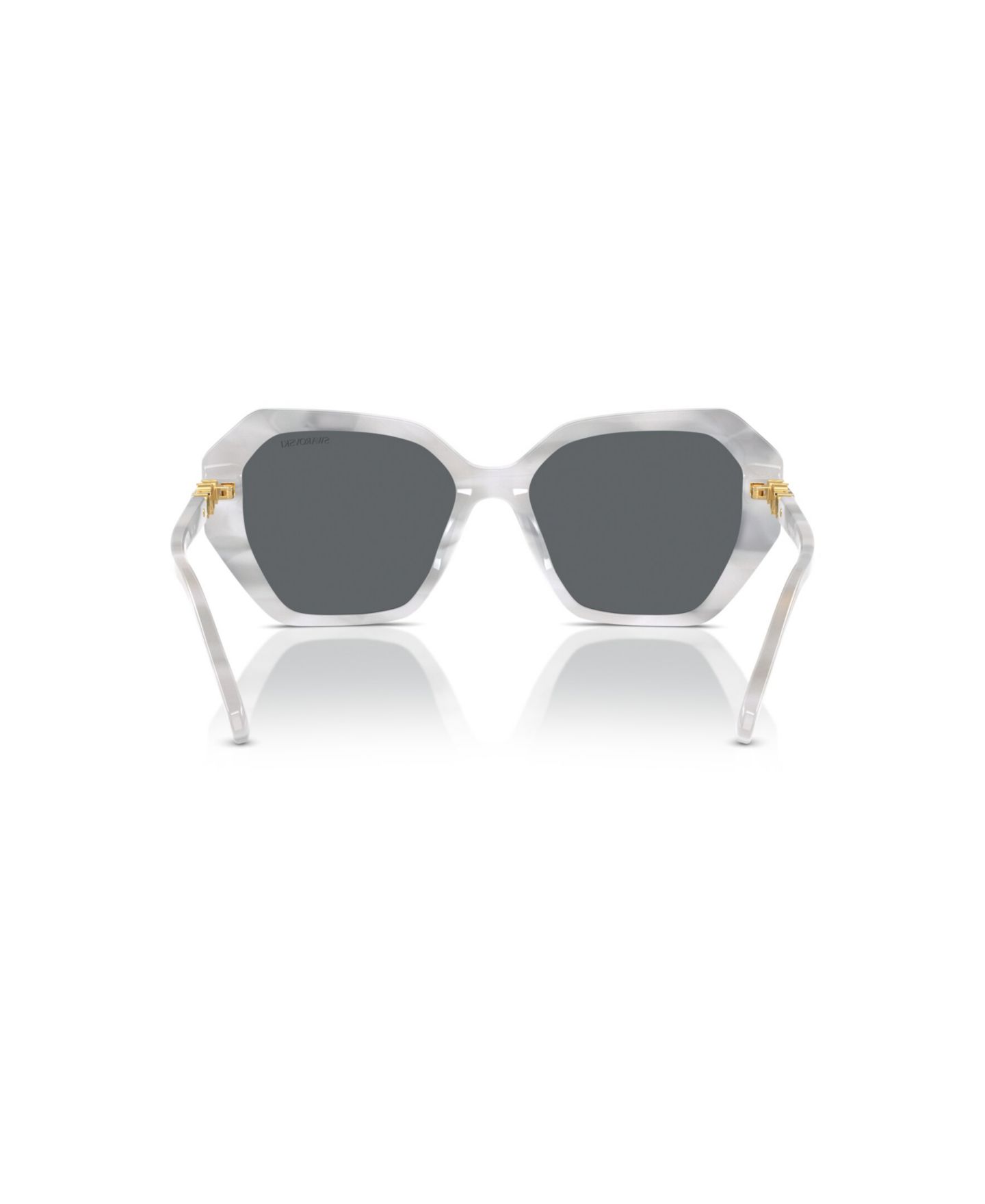 Женские солнцезащитные очки Swarovski Geometric Sunglasses, SK6017, цвет: Белый — фото 3
