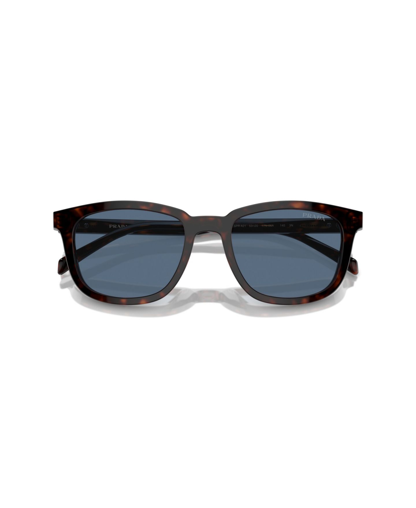 Мужские солнцезащитные очки PRADA Rectangle Sunglasses, PR A21S, цвет: Черепаховый — фото 5