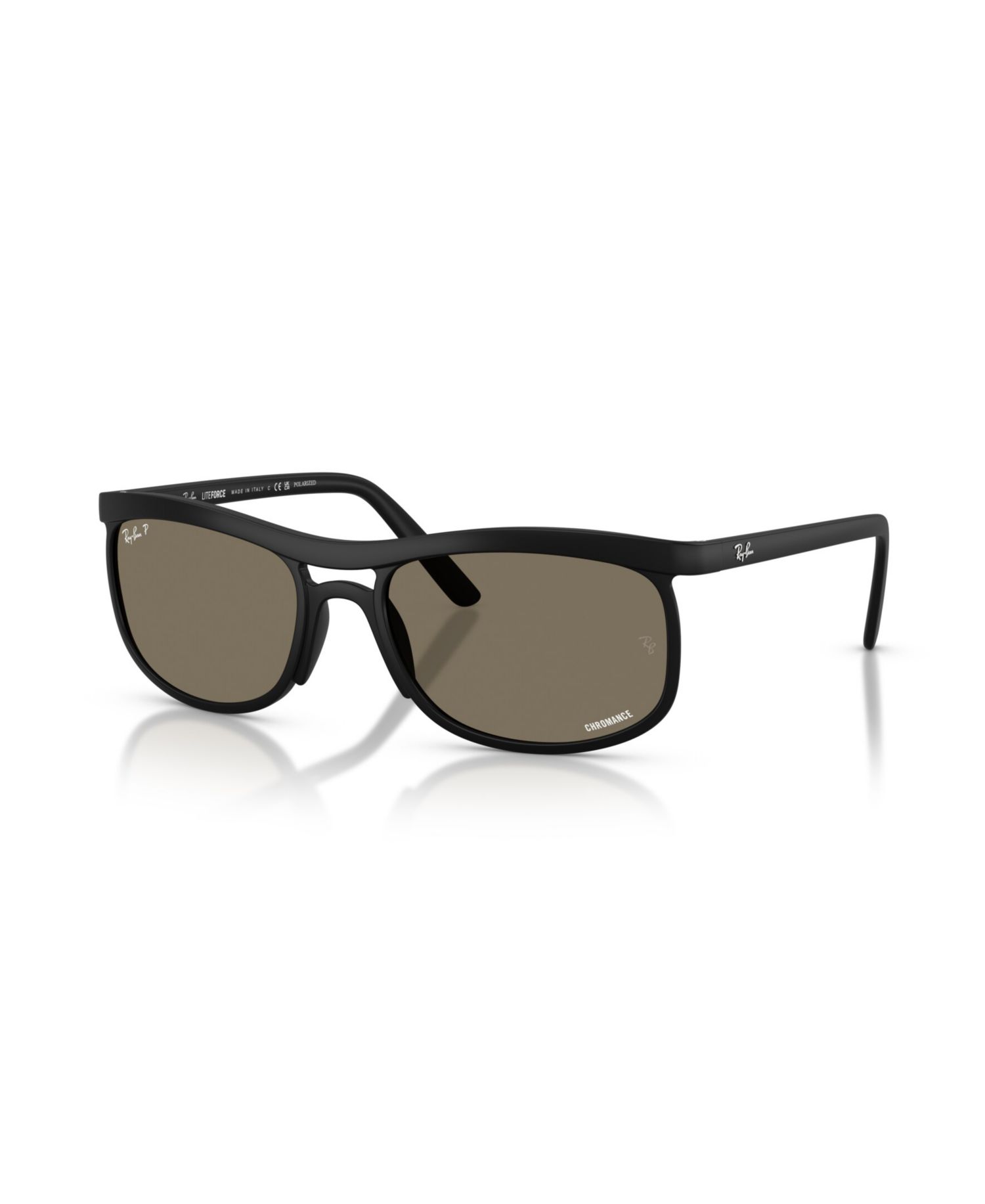 Unisex Polarized Lenses Lite Force Square Sunglasses, RB4452 RB4452CH