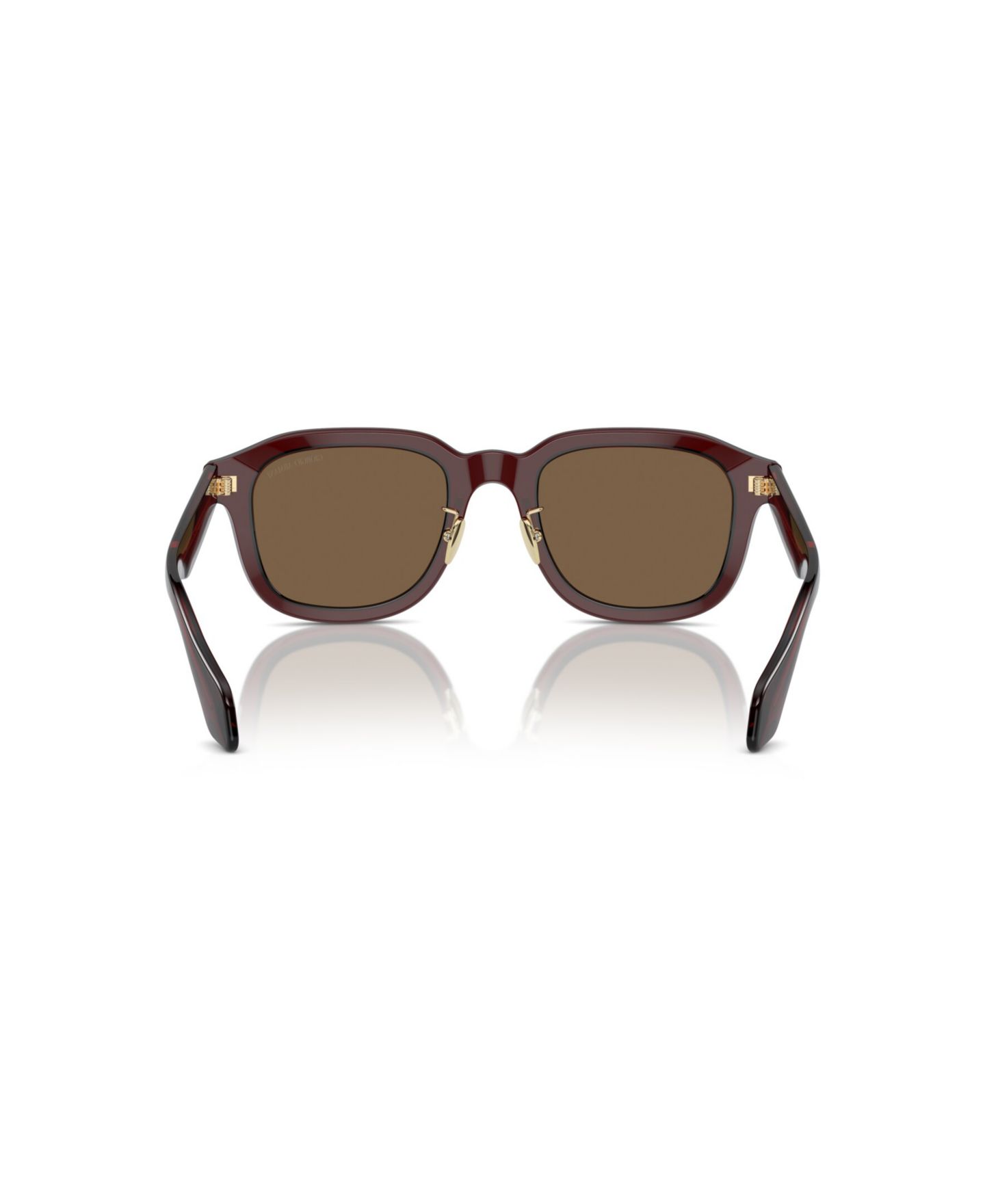 Мужские солнцезащитные очки Giorgio Armani Square Sunglasses, AR8206, цвет: Прозрачный коричневый — фото 4