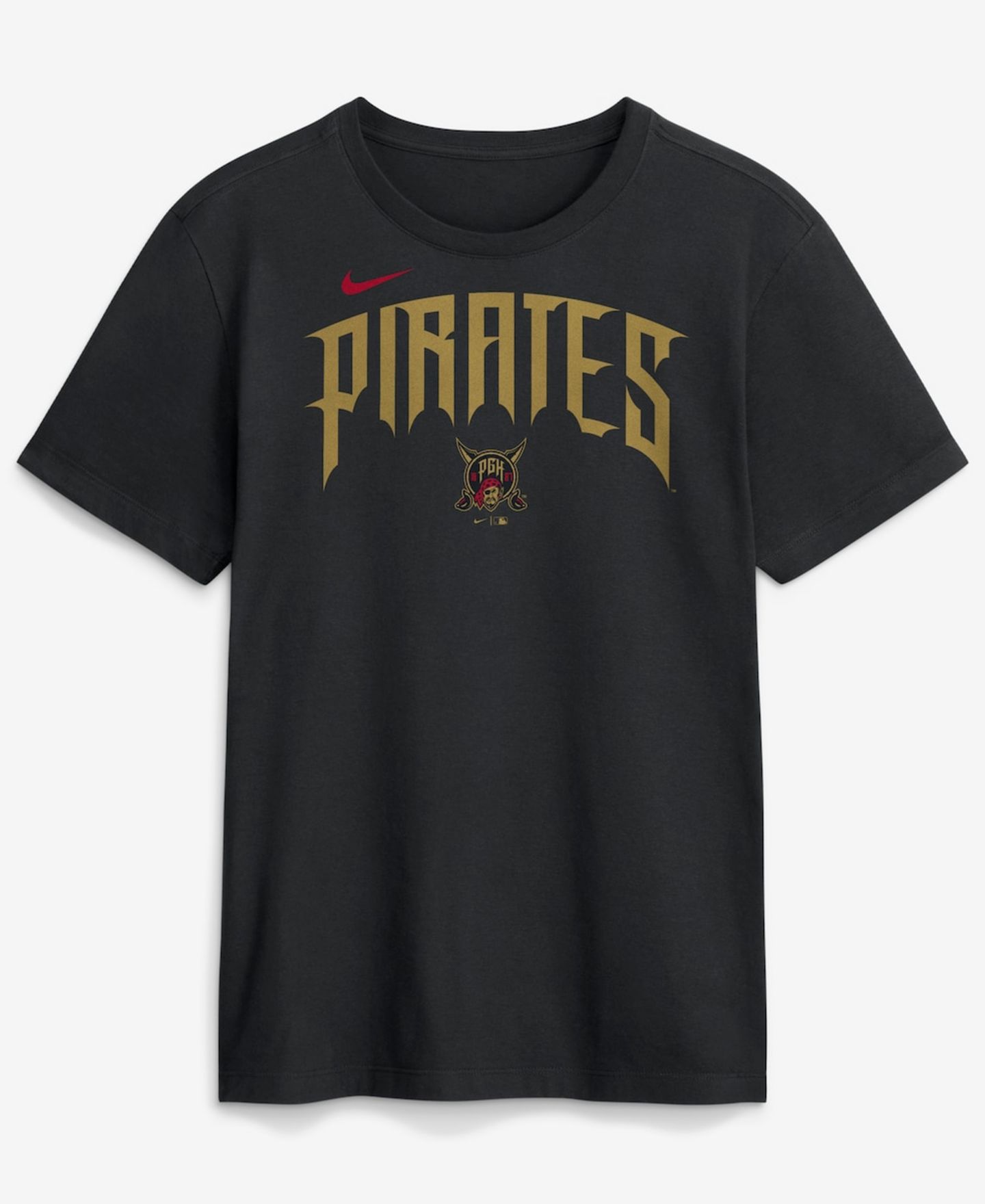 Мужская футболка Nike Black Pittsburgh Pirates 2026 City Connect Wordmark — фото 1