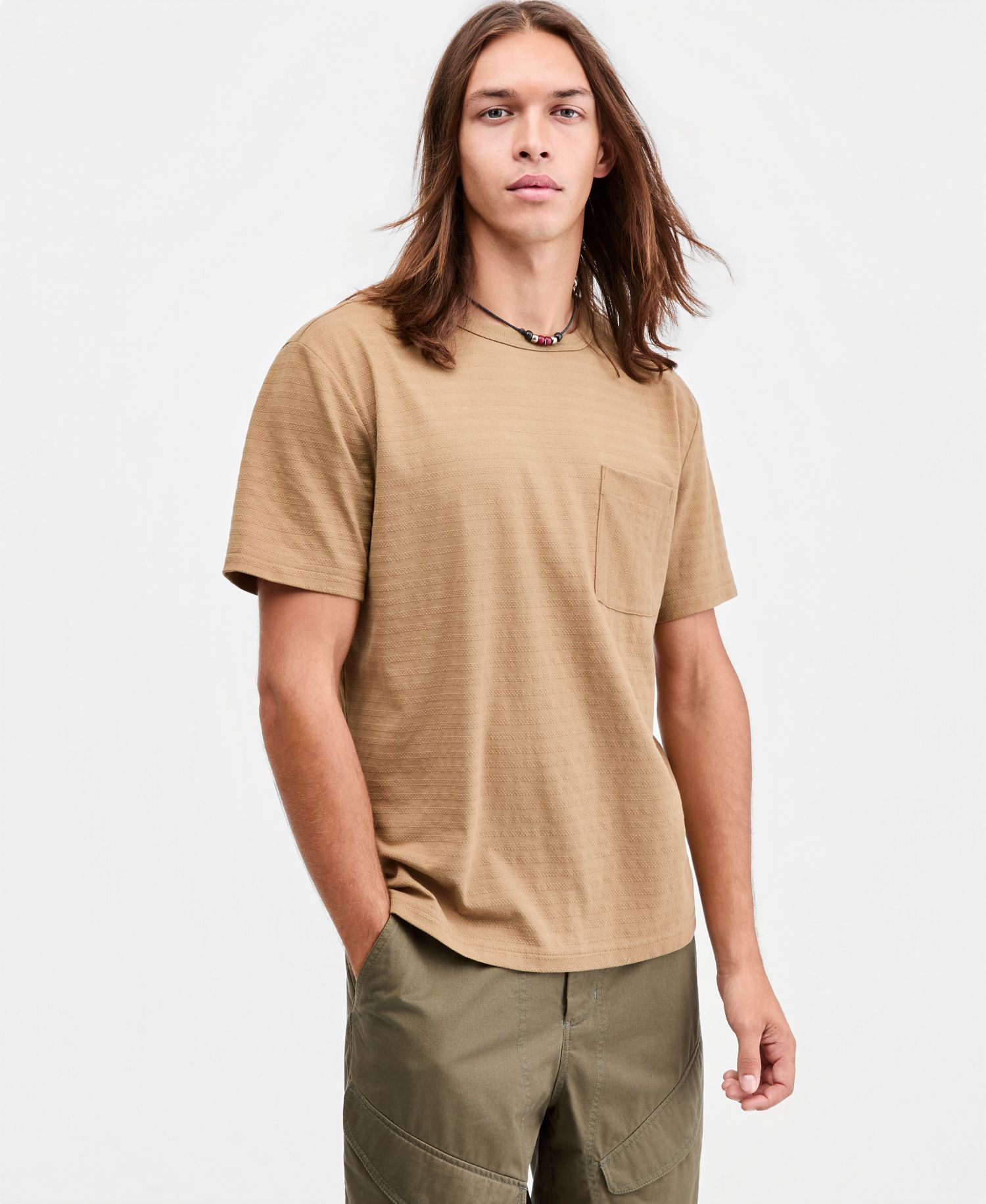 Men's Tonal Stripe Jacquard T-Shirt
