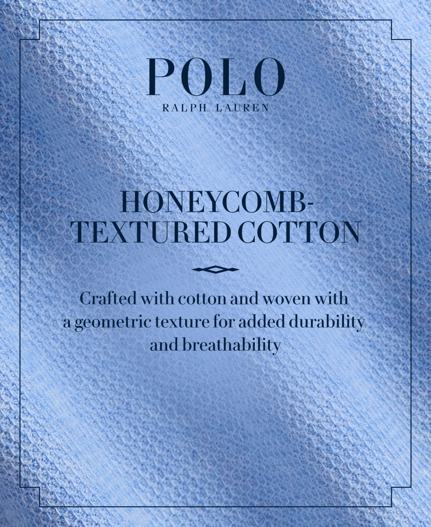 Мужское поло Polo Ralph Lauren Custom Slim-Fit Honeycomb-Mesh Polo Shirt, цвет: Тёмно-синий — фото 7