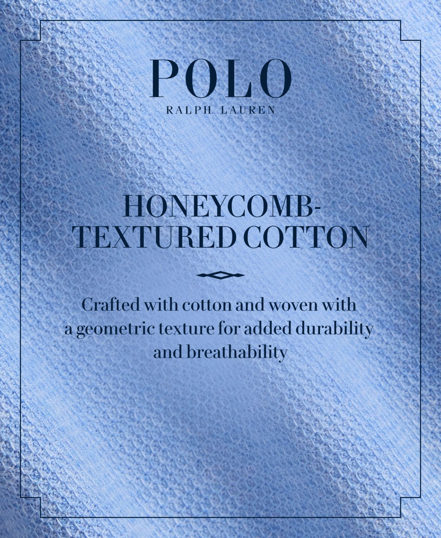 Men's Custom Slim-Fit Honeycomb-Mesh Polo Shirt