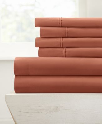 Solids in Style 6-Pc. Sheet Set, King
