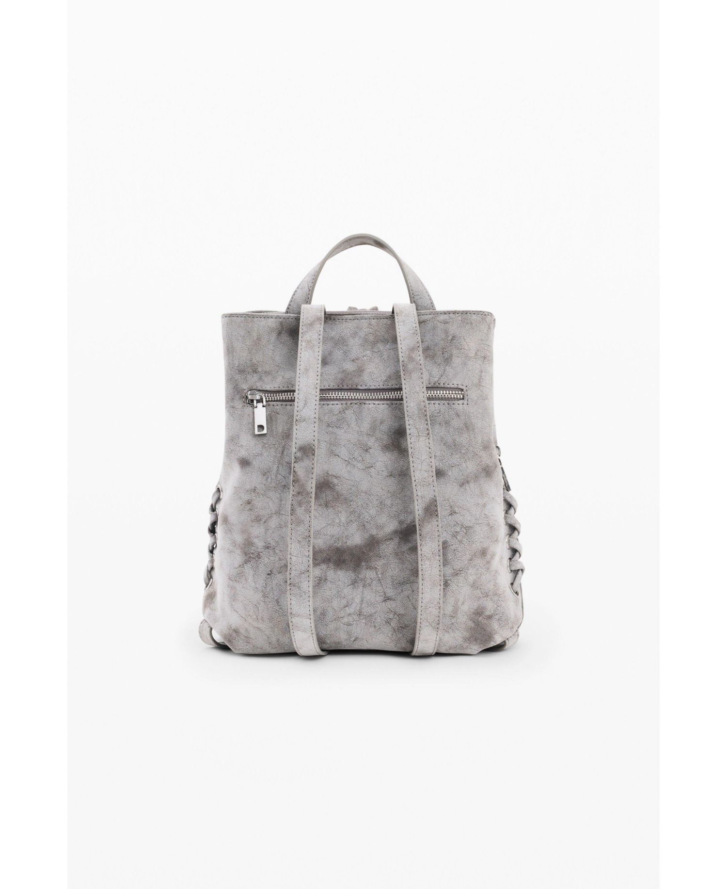 Women's Small leather effect backpack