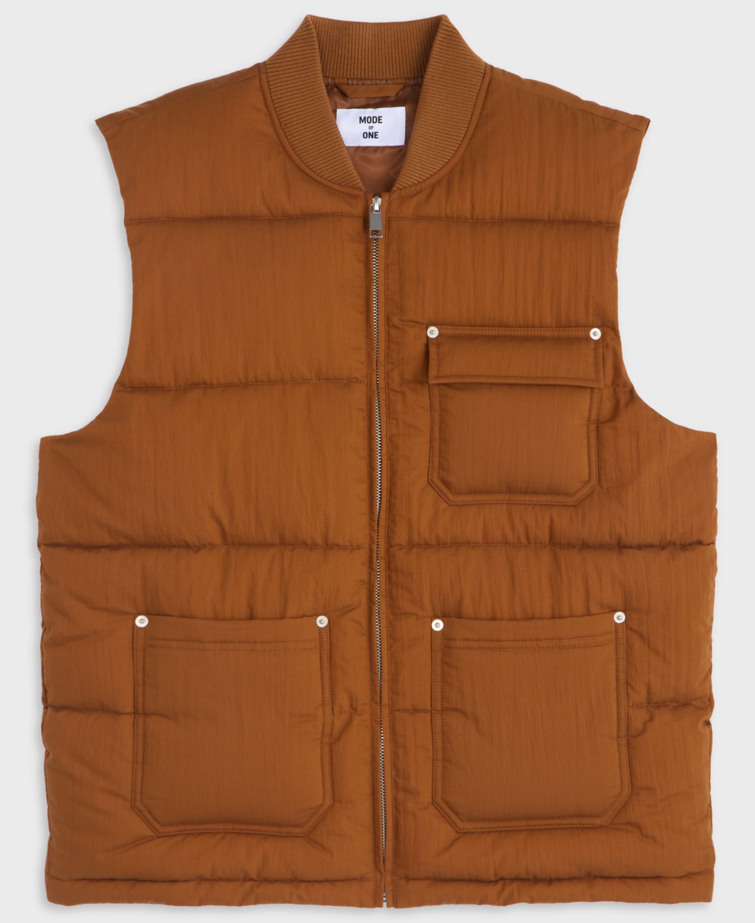 Men's Relaxed-Fit Utility Puffer Vest