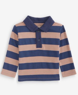 Toddler Boys' Striped Rugby Stripe Polo