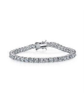 Classic Gold Plated 3MM CZ Slim Tennis Bracelet