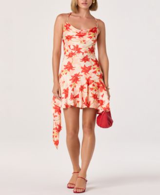 ASTR the Label Women's Cowl Neck Dress - Macy's